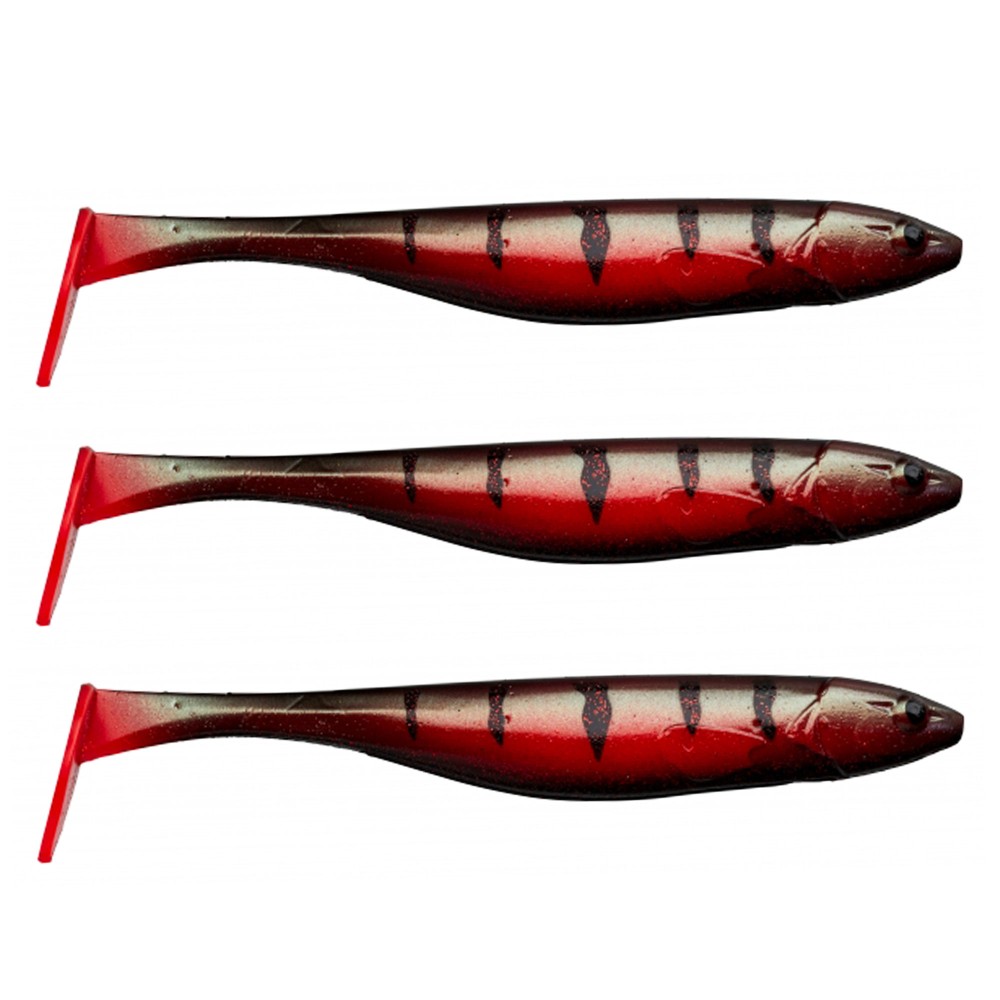 Illex Magic Fat Shad - Gummifische 15,5cm - 3 Stück - Mad Perch