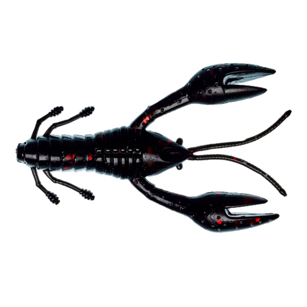 Gunki Hourra Craw Krebsimitat 7,5cm - Black Red FLK.