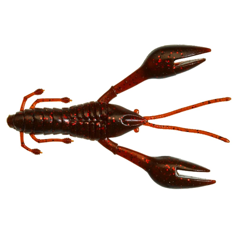 Gunki Hourra Craw Krebsimitat 10cm - Brown Oil Red Flake