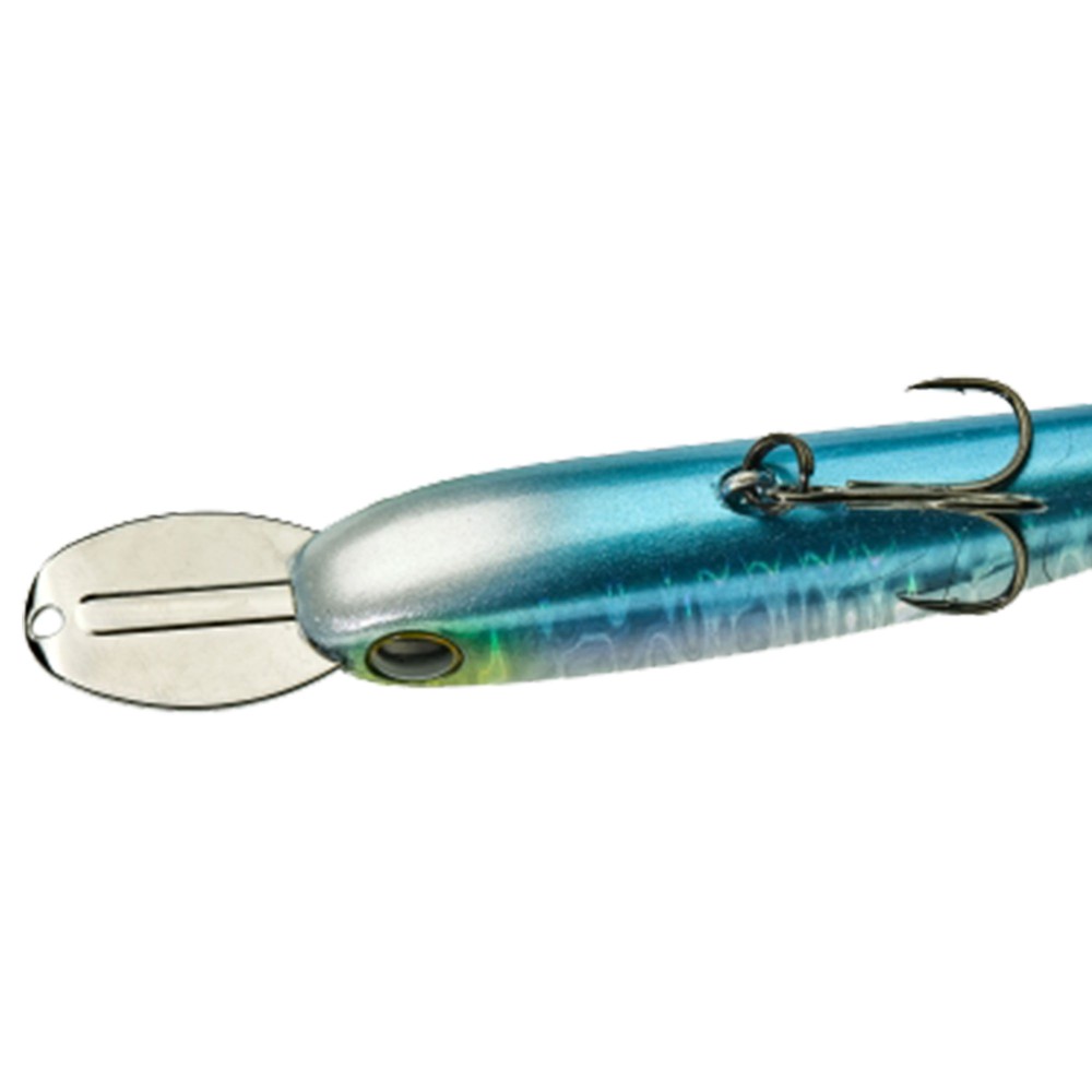 Illex Riser Bait 008 - Topwater Bait 8,0cm - Shine Katana - 21,8g - 1 Stück