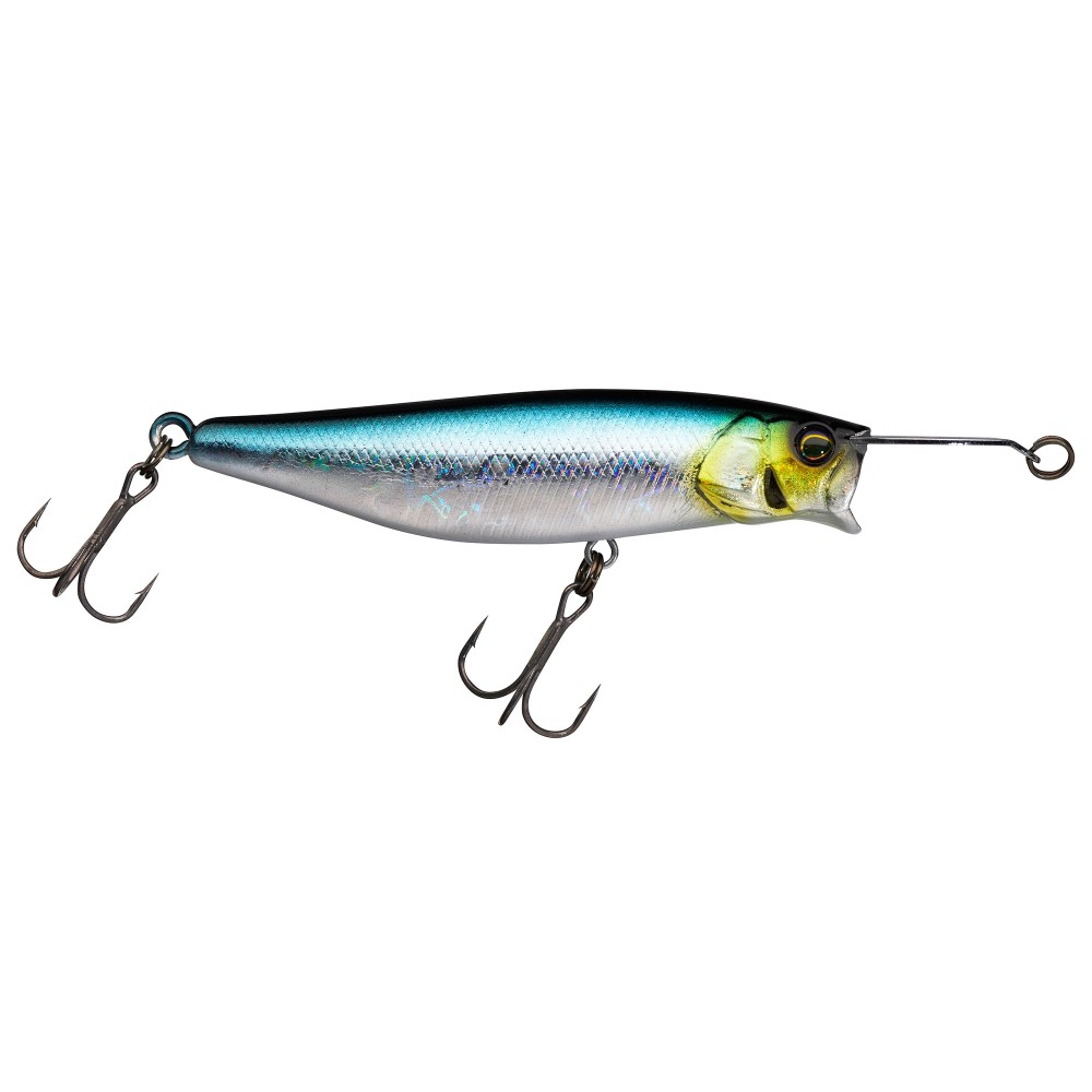 Illex Riser Bait 009P - Popper - 8,5cm - Shine Katana - 22g - Gr.5 - 1Stück