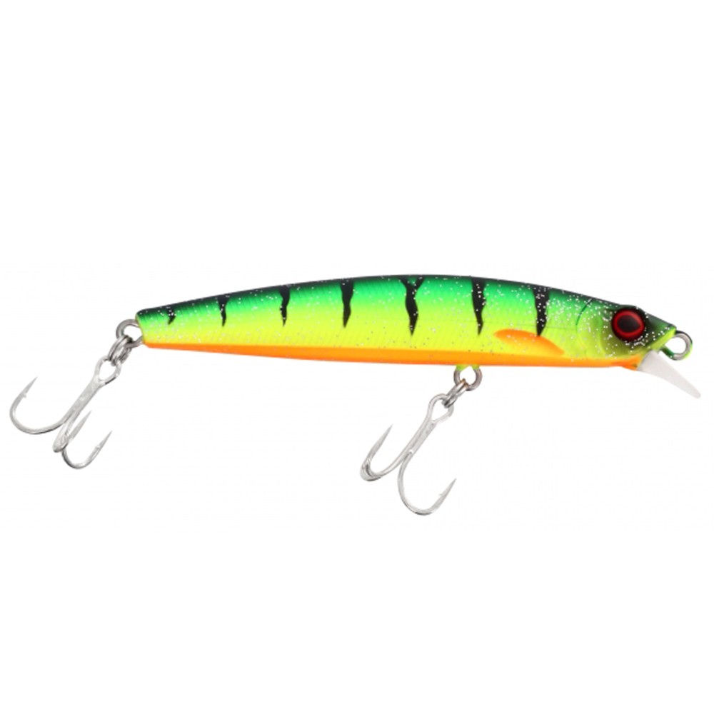 Illex Battle Minnow 80F - Wobbler 8cm - Mat Tiger - 6,3g - 1Stück