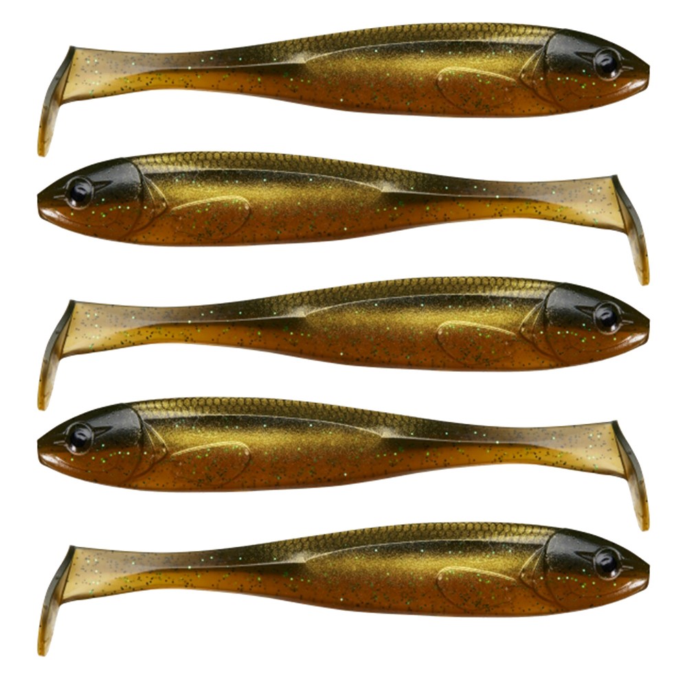 Illex Magic Slim Shad Gummifische 10,5cm - Magic Gold Pumpkin - 8.65g