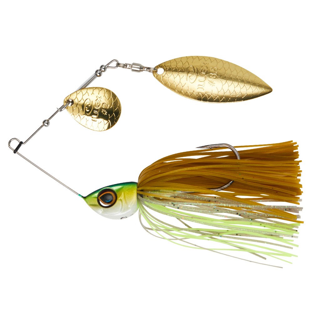 Illex Crusher JR. Spinnerbait Chartreuse Pumpkin Craw - 10g - sinkend