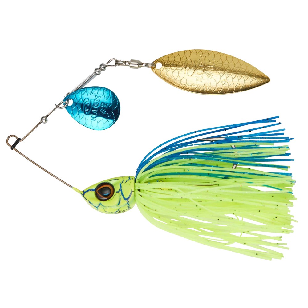 Illex Crusher JR. Spinnerbait Blue Back Chartreuse - 14g - sinkend