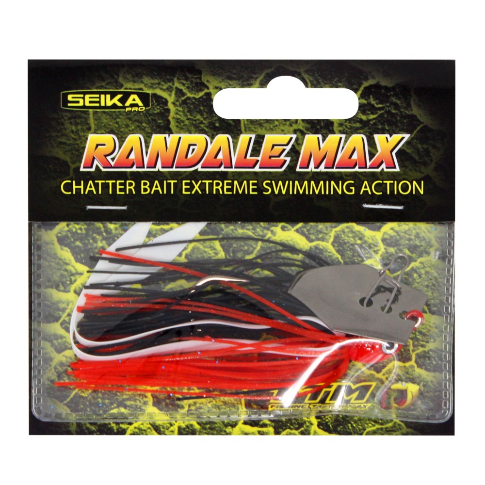 Seika Pro Randale Max Chatterbait 21g - schwarz-rot