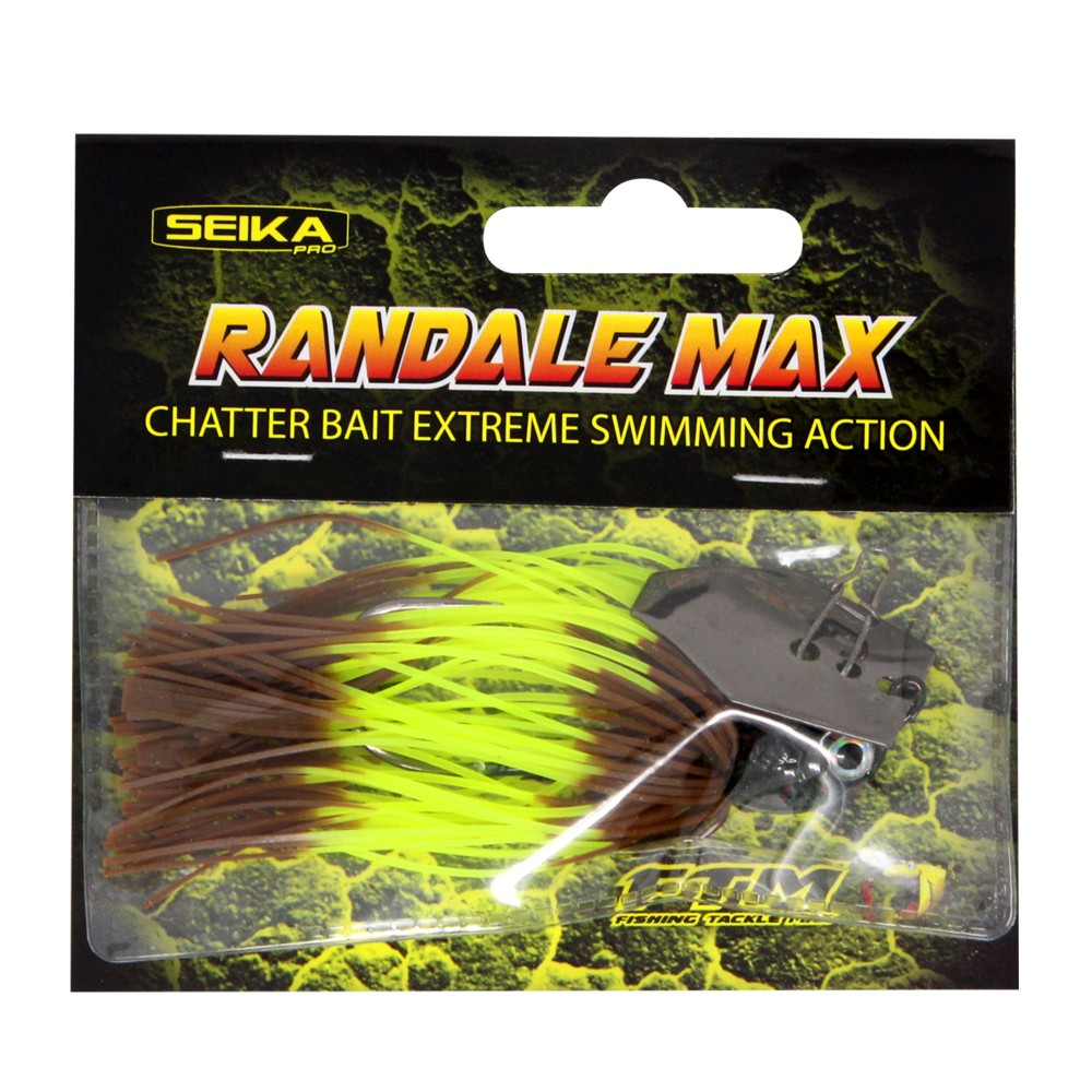 Seika Pro Randale Max Chatterbait 21g - grün-braun