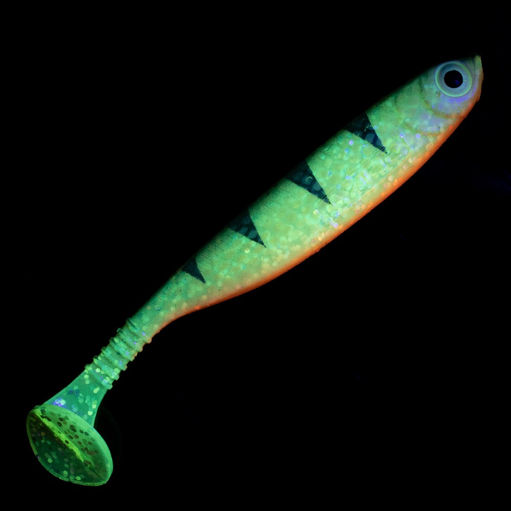Seika Pro Speed Shad - Gummifisch 13,0cm - Hot Perch - 1 Stück