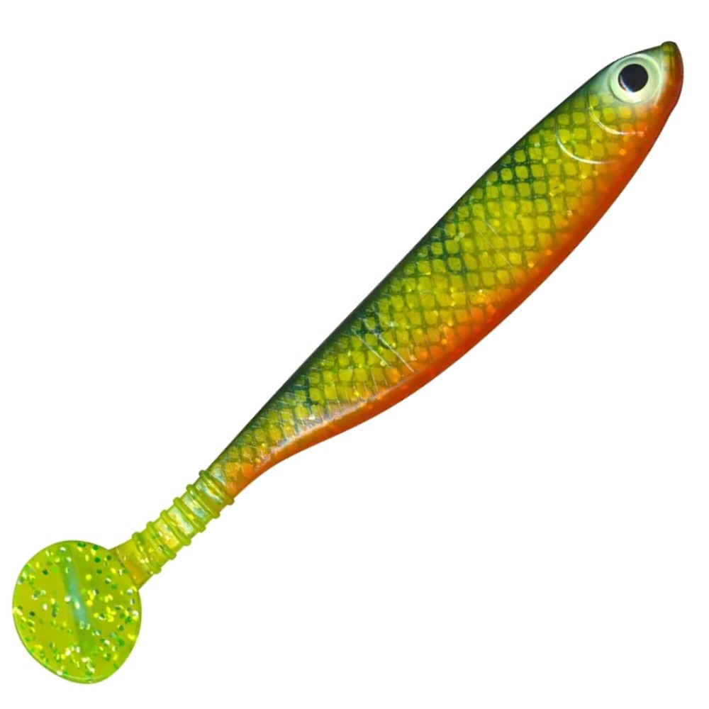 Seika Pro Speed Shad - Gummifisch 13,0cm - Hot Perch - 1 Stück