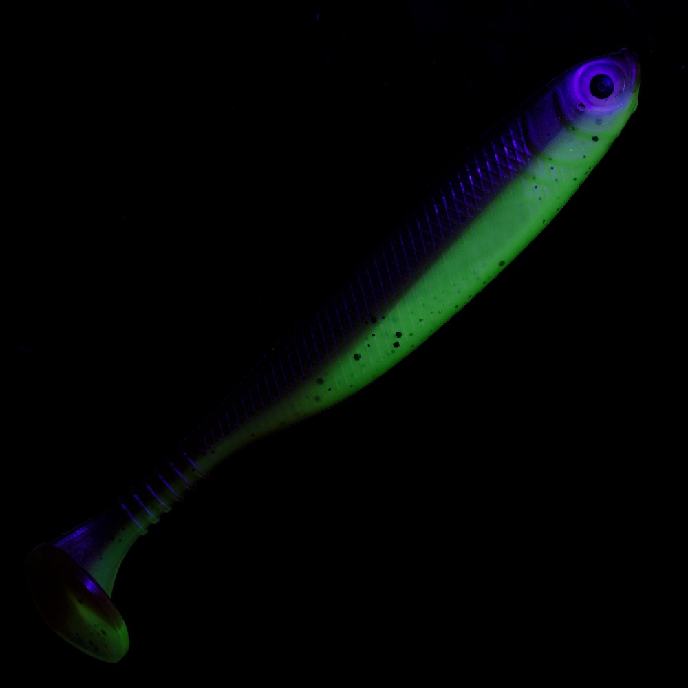 Seika Pro Speed Shad Gummifisch 13,0cm - UV Green Shad - 1 Stück