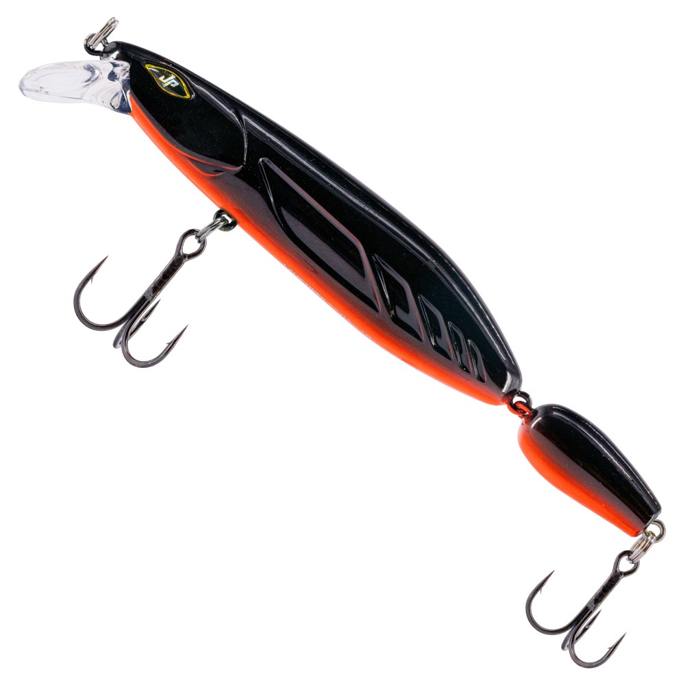 JustPro Nightveit Jointed 120 - Zanderwobbler Black Widow - 12cm - 1 Stück