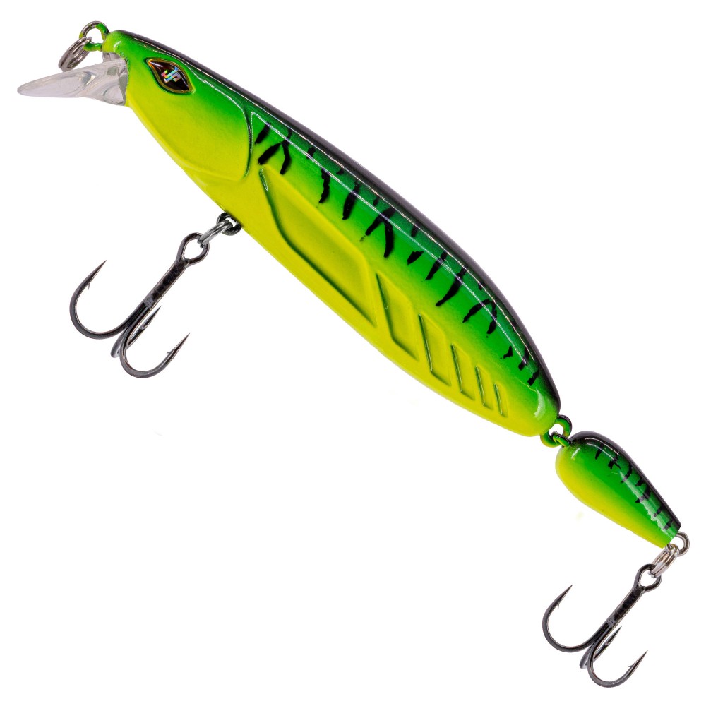 JustPro Nightveit Jointed 120 - Zanderwobbler Fire Tiger - 12cm - 1 Stück