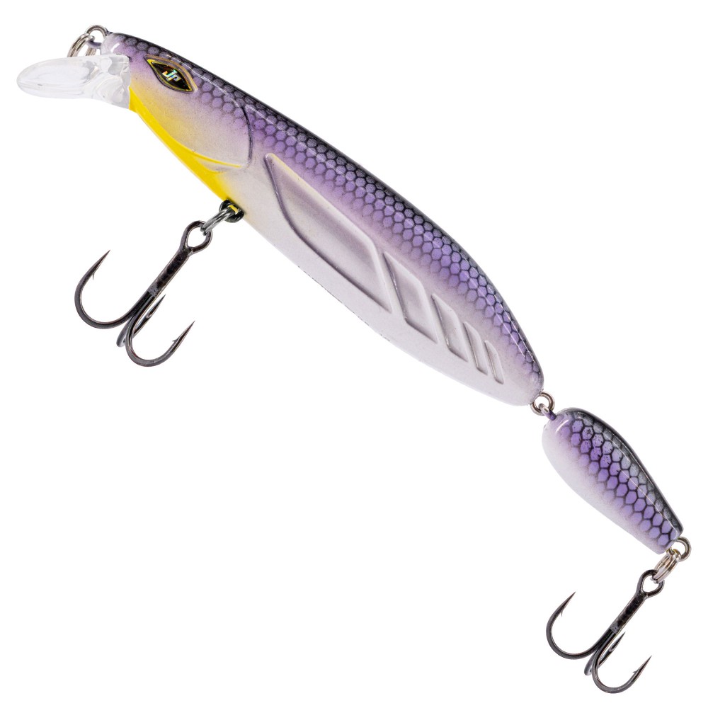 JustPro Nightveit Jointed 120 - Zanderwobbler White Fish - 12cm - 1 Stück