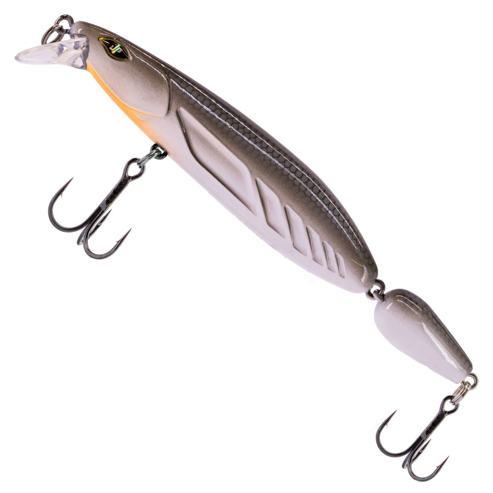 JustPro Nightveit Jointed 120 - Zanderwobbler Natural Roach - 12cm - 1 Stück