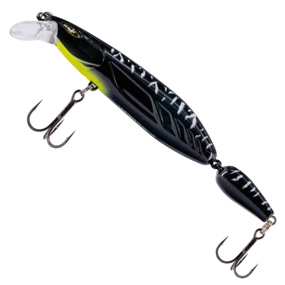 JustPro Nightveit Jointed 120 - Zanderwobbler Black Striper - 12cm - 1 Stück