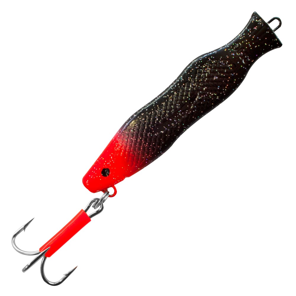 Team Deep Sea Dorsch Jigger - Pilker 250g - Black Glitter Body - 1 Stück