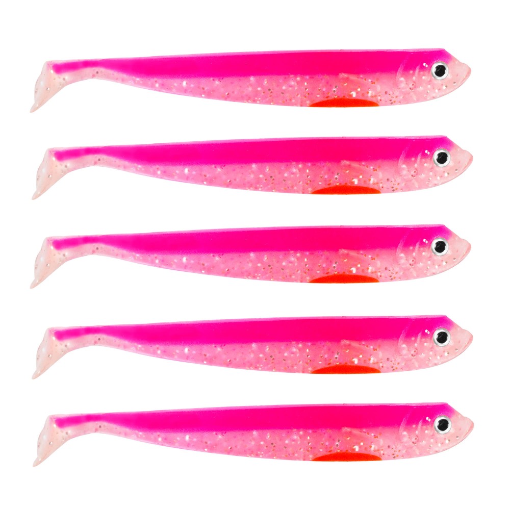 Roy Fishers Der Zander Gummifisch 12cm - UV Pink - 10g - 5 Stück