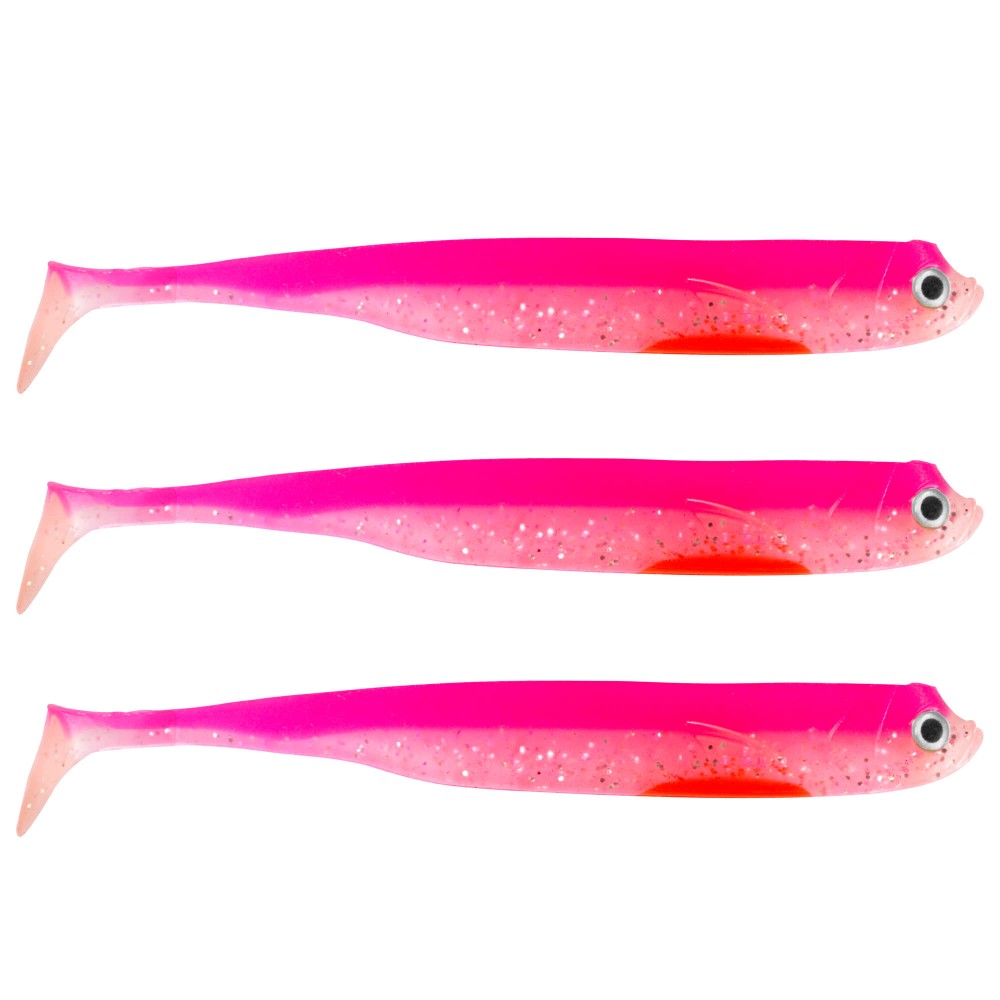 Roy Fishers Der Zander Gummifisch 20cm - UV Pink - 33g - 3 Stück