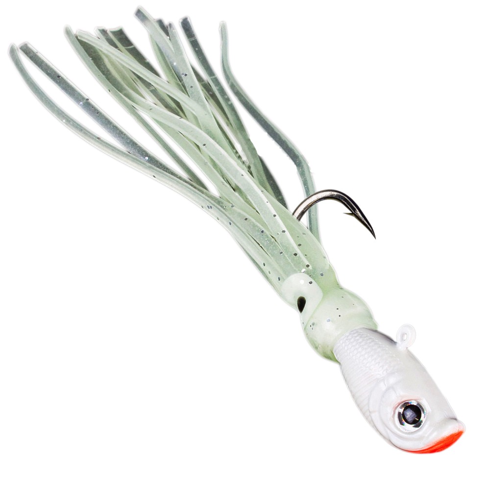 Team Deep Sea Flatter Jig Pilker 28g - Pearl White - 1 Stück