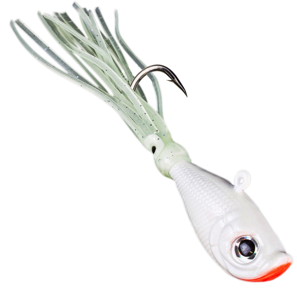 Team Deep Sea Flatter Jig Pilker 180g - Pearl White - 1 Stück