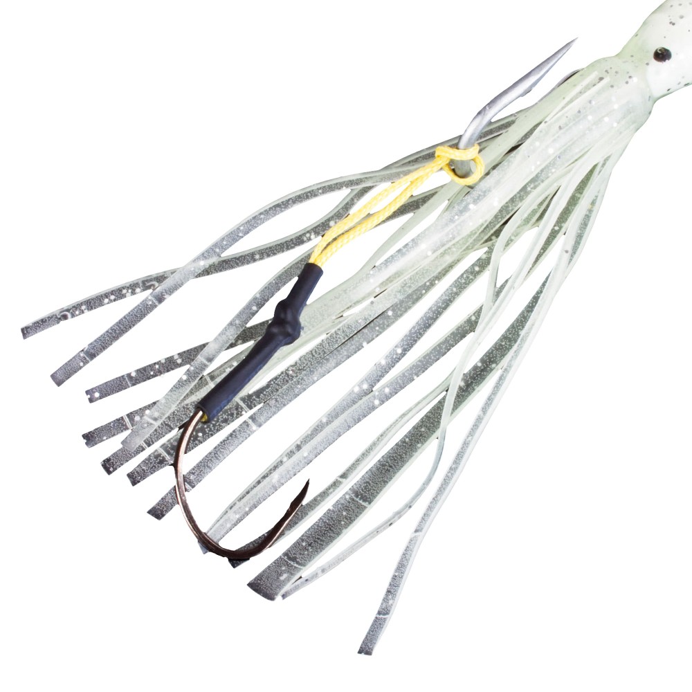 Team Deep Sea Flatter Jig Pilker 225g - Pearl White - 1 Stück