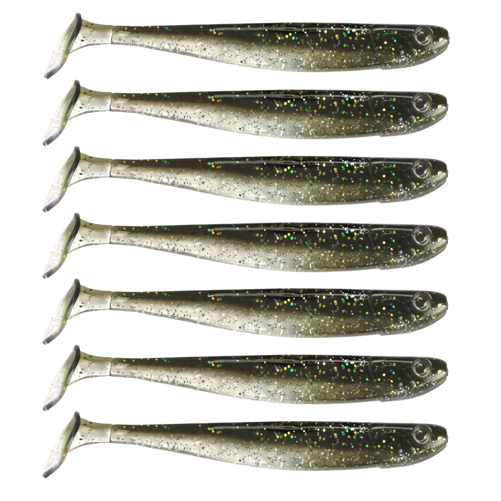 Senshu Jig 'n' Swim Shad 9.5cm - Twinkle Minnow - 6g - 7 Stück