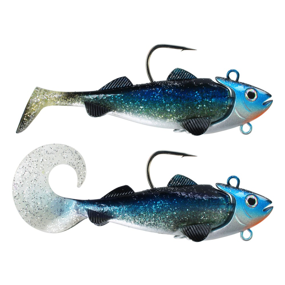 Team Deep Sea Hightide Sea Shad - der Meeresangel Gummifisch 200g - Holographic Hering