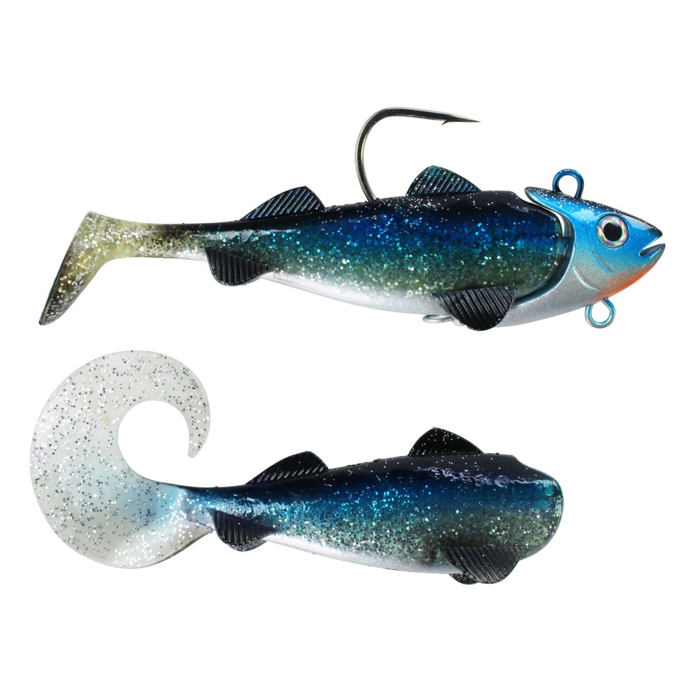 Team Deep Sea Hightide Sea Shad - der Meeresangel Gummifisch 200g - Holographic Hering