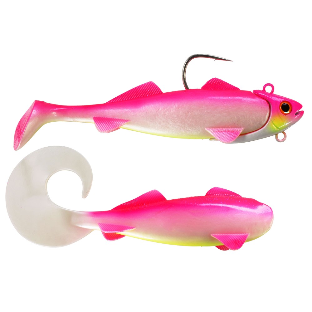 Team Deep Sea Hightide Sea Shad - der Meeresangel Gummifisch 300g - UV Pink Princess