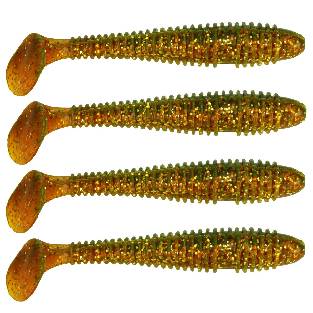 Gummifisch Canyonizer 11,5cm Goldfish Green 11,5cm - Goldfish Green - 13g - 4Stück