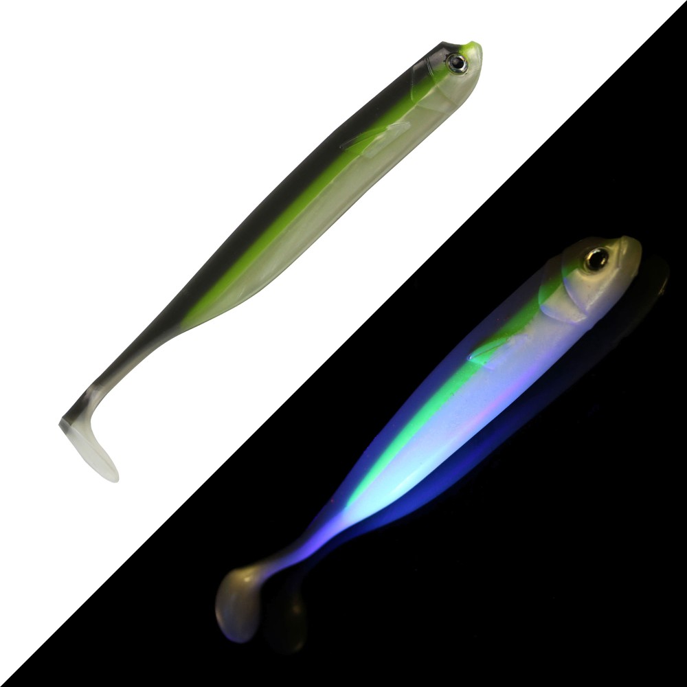 Roy Fishers Der Zander Gummifisch 12cm - UV Sexy Stint - 10g - 5 Stück