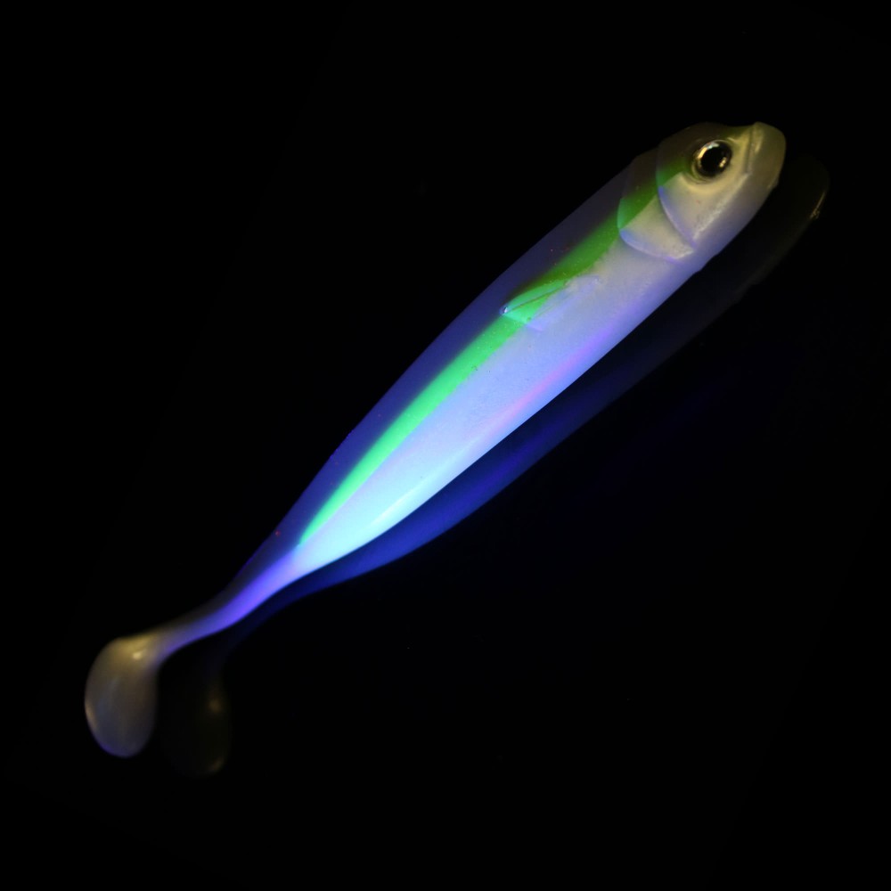 Roy Fishers Der Zander Gummifisch 12cm - UV Sexy Stint - 10g - 5 Stück