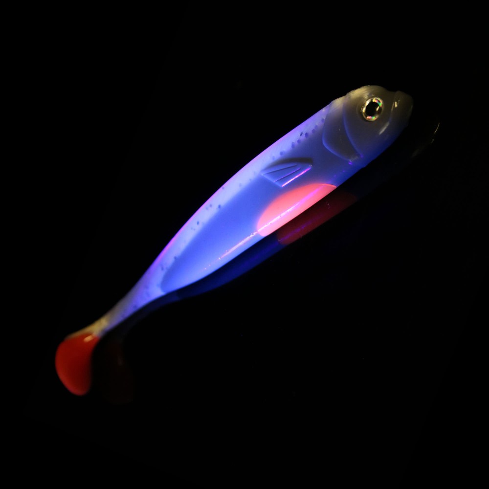 Roy Fishers Der Zander Gummifisch 20cm - UV Drugqueen - 33g - 3 Stück