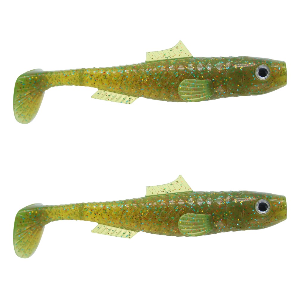 Pikezilla Pikezilla - Hecht Shad 13cm - UV Old Motoroil - 25g - 2 Stück