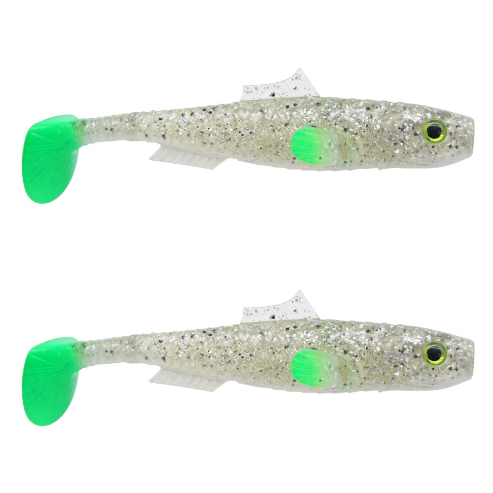 MT-Lures Pikezilla Hecht Shad 13cm - UV Tequila Lemon - 25g - 2 Stück