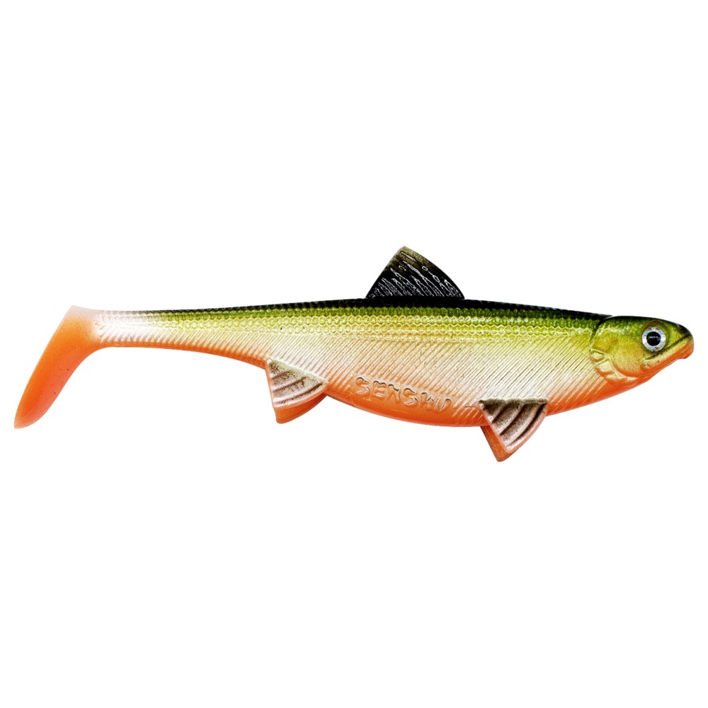 Senshu Real Fin Shad Gummifische 12cm - Orange Belly - 13g - 3 Stück