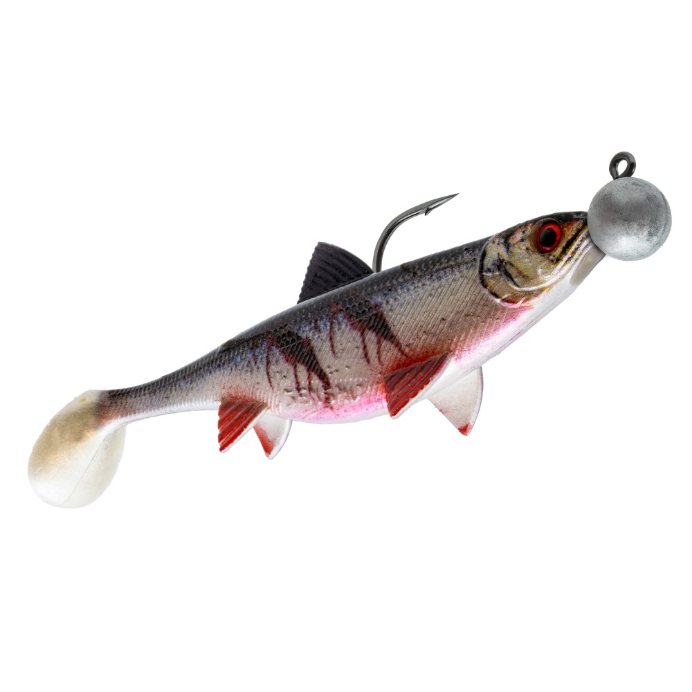 Senshu Real Fin Shad Ready2Catch Gummifische 8cm - Bloody Baitfish - 11g - 4 Stück