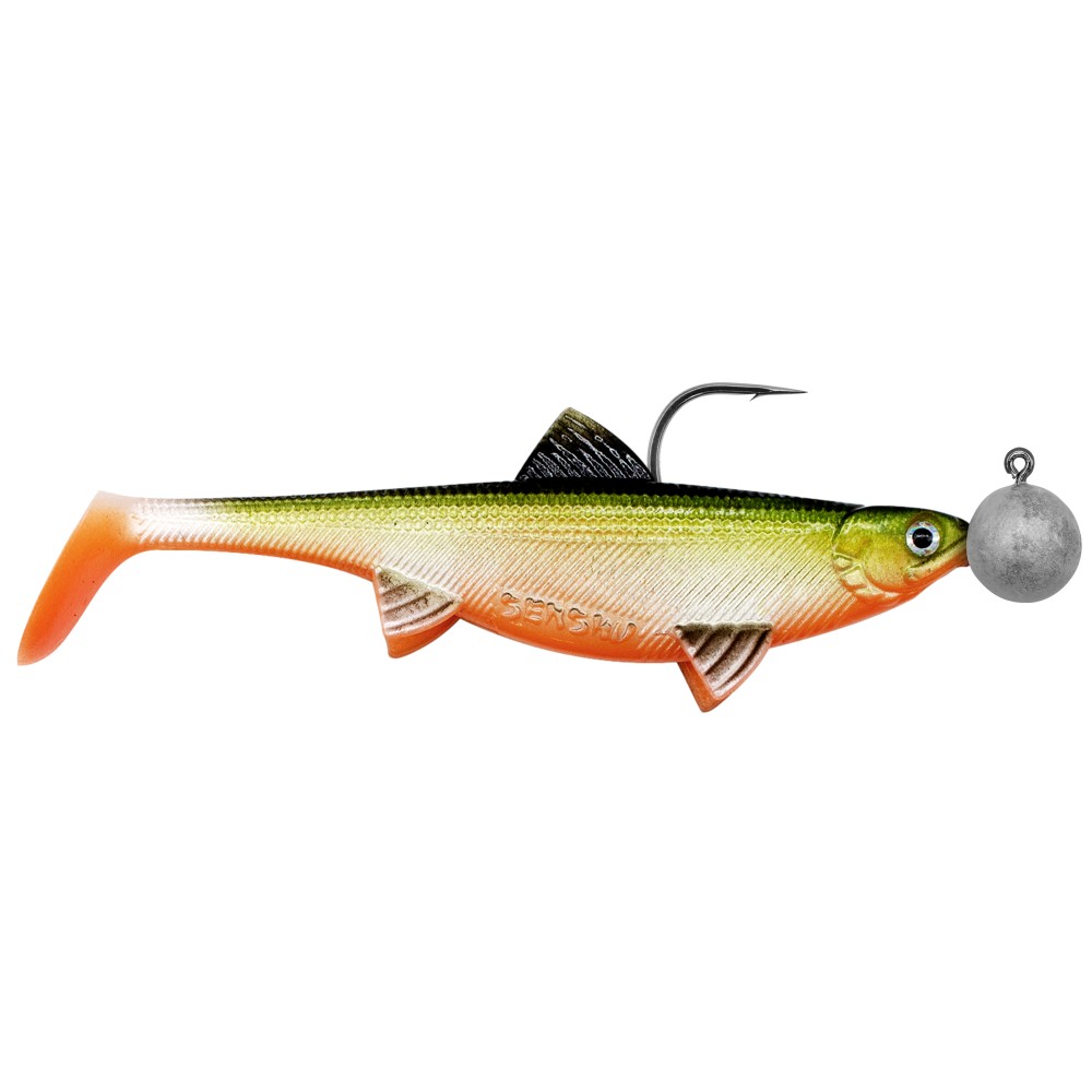 Senshu Real Fin Shad Ready2Catch Gummifische 12cm - Orange Belly - 25g - 3 Stück