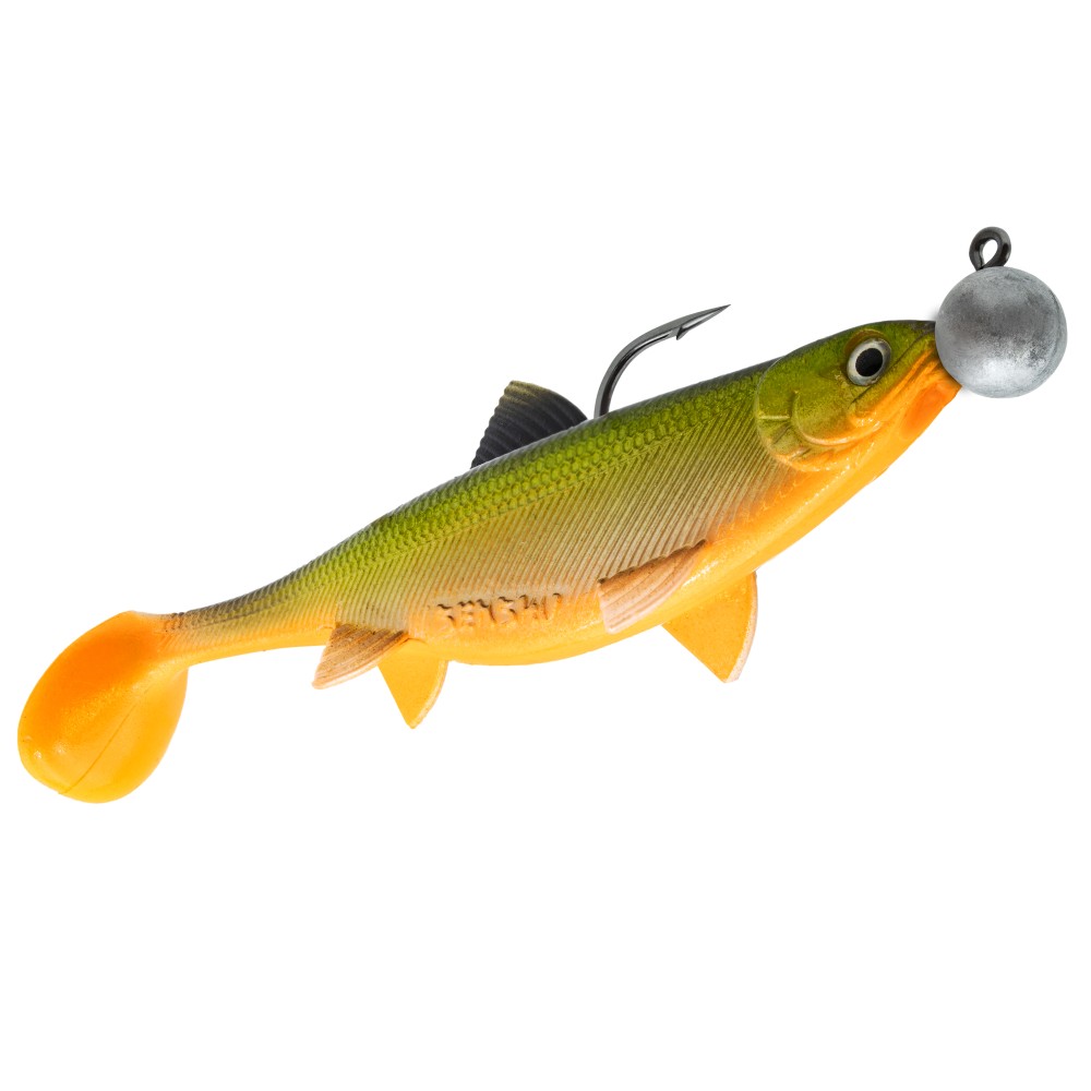 Senshu Real Fin Shad Ready2Catch Gummifische 12cm - Orange Belly - 25g - 3 Stück