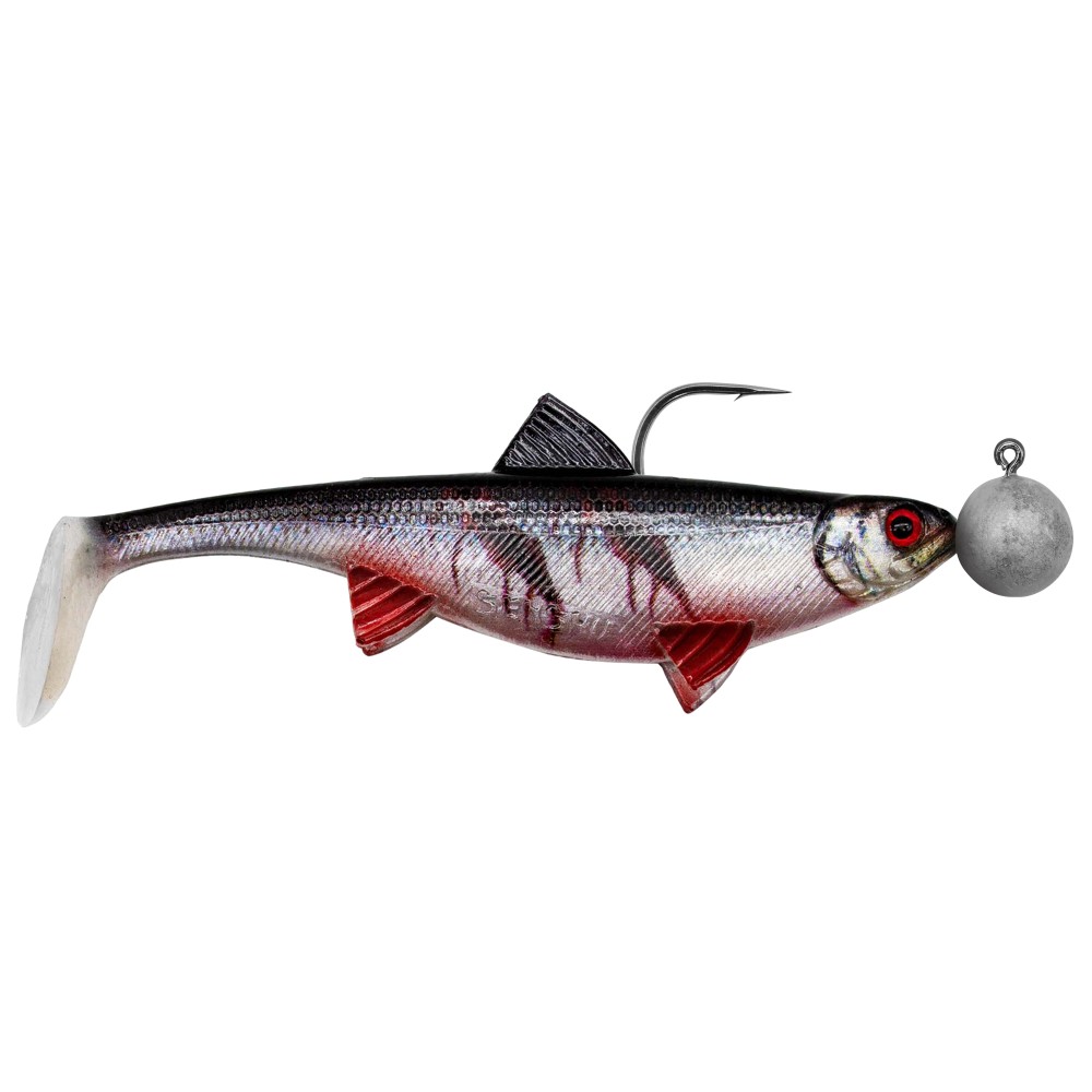 Senshu Real Fin Shad Ready2Catch Gummifische 12cm - Bloody Baitfish - 25g - 3 Stück