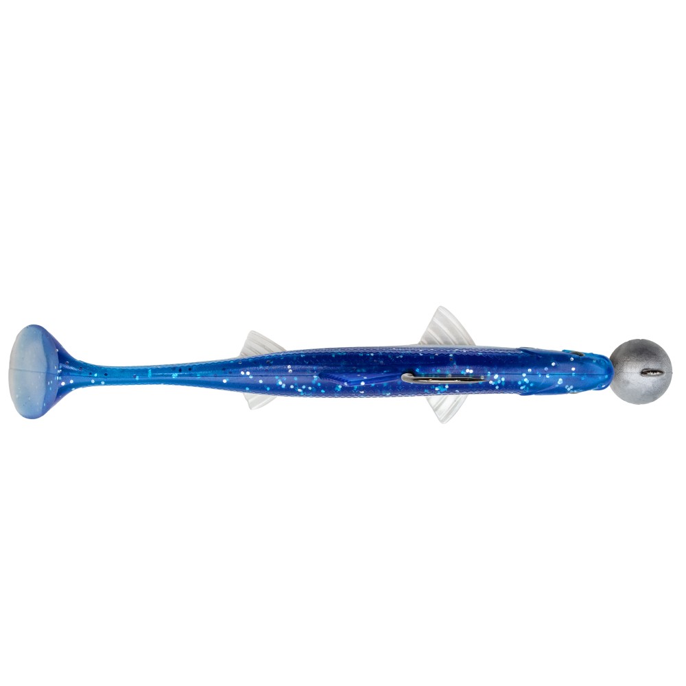 Senshu Real Fin Shad Ready2Catch Gummifische 12cm - Flaky Blue - 25g - 3 Stück