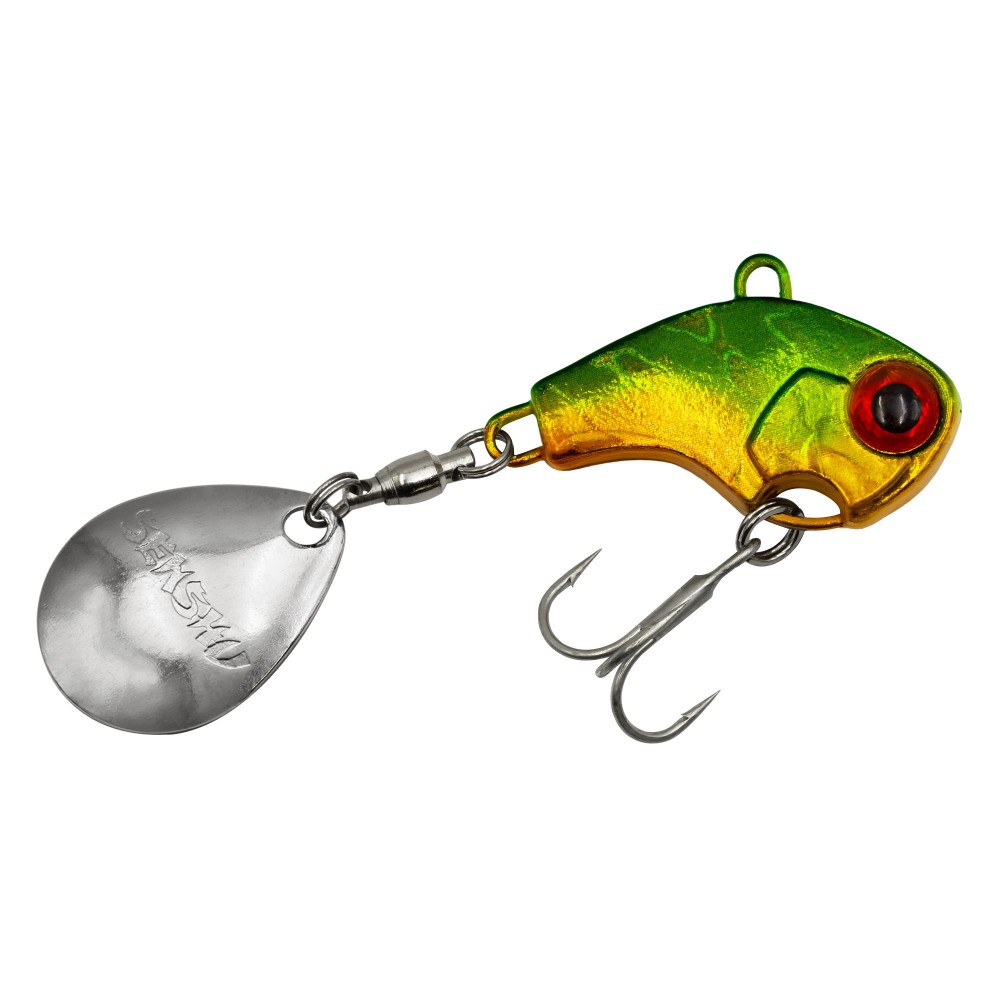 Senshu Tetracup Jig Spinner 21g - firetiger - 65mm - Hakengröße 6