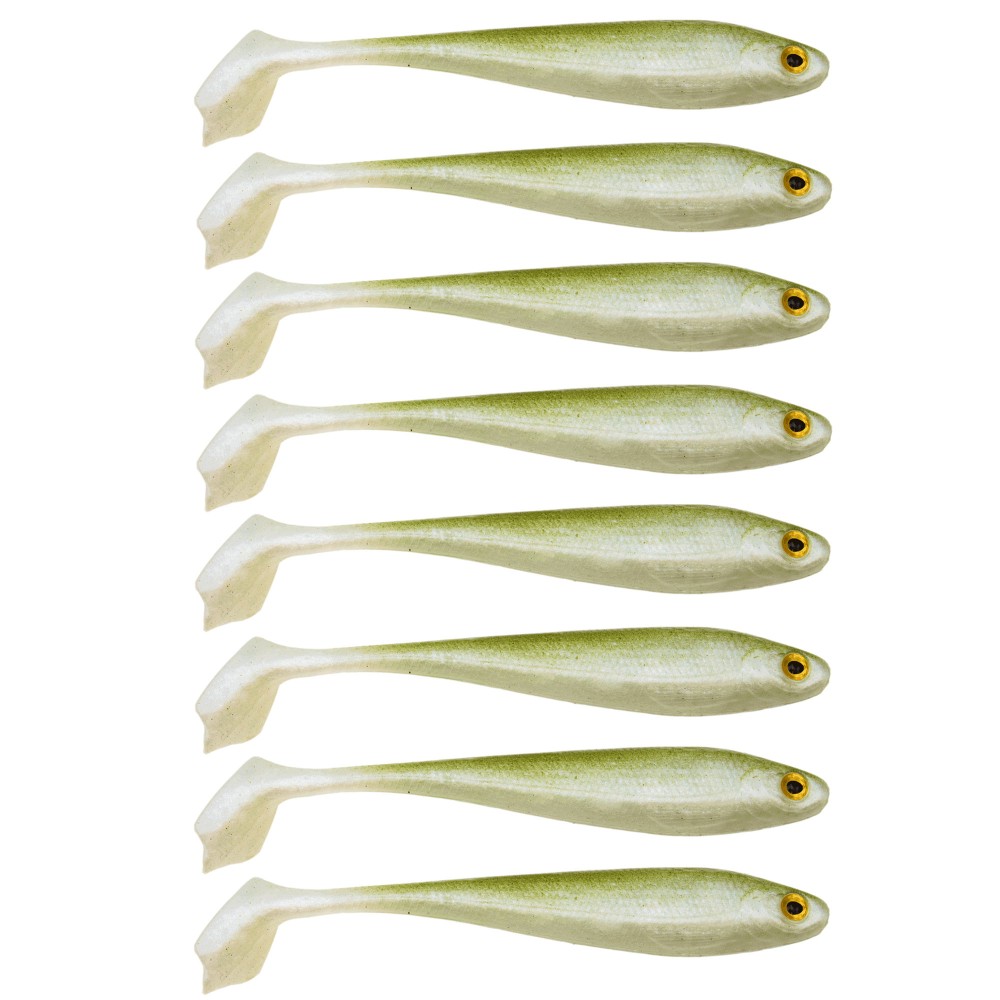 RD Rubber Duck Shad Gummifisch 6.5cm - Funky Kiwi - 1.6g - 8 Stück