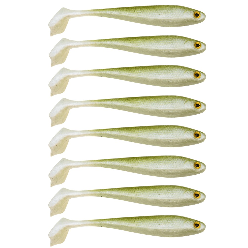 RD Rubber Duck Shad Gummifisch 6.5cm - Funky Kiwi - 1.6g - 8 Stück