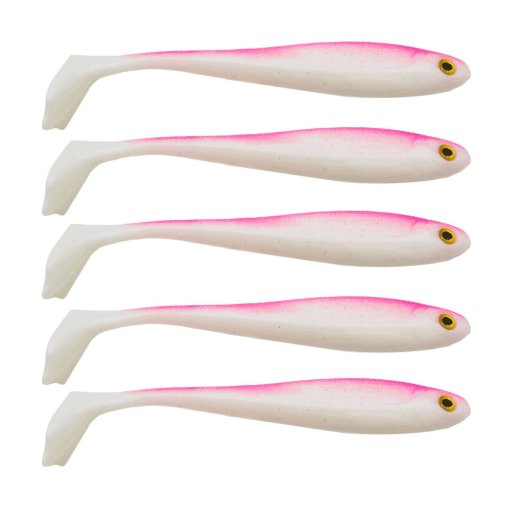 RD Rubber Duck Shad Gummifisch 9.5cm - Pink Peach - 6g - 5 Stück