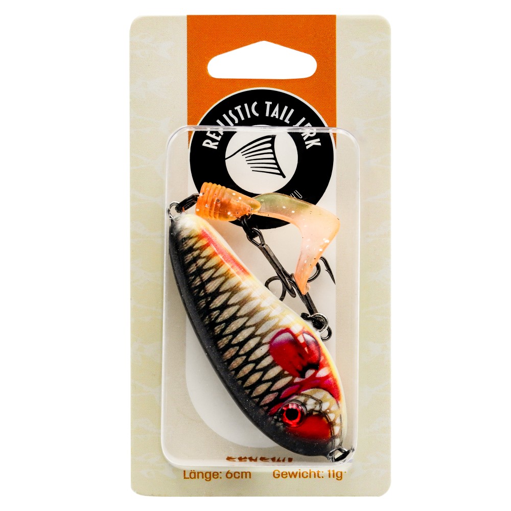 Senshu Realistic Tail Jerk - Jerkbait 6cm - Real Roach - 11g - 1 Stück