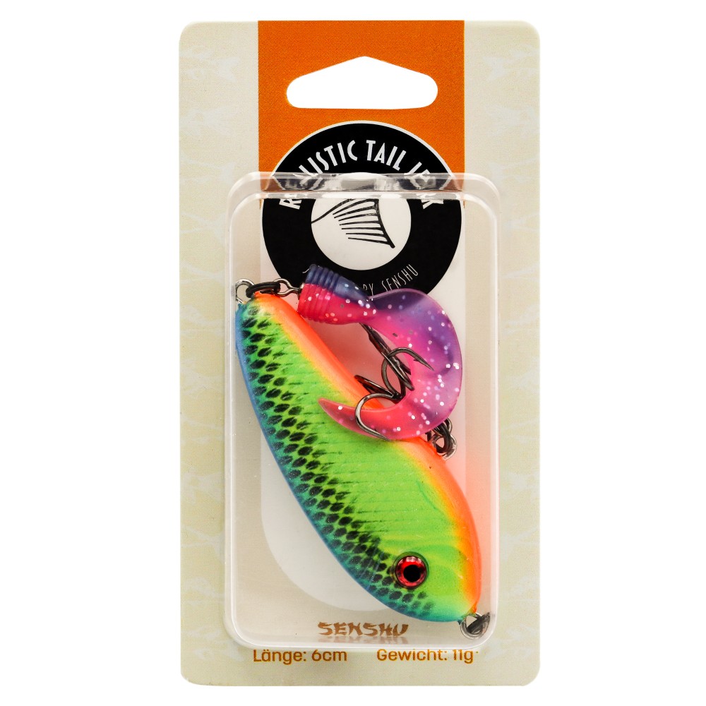Senshu Realistic Tail Jerk - Jerkbait 6cm - Mahi Mahi - 11g - 1 Stück