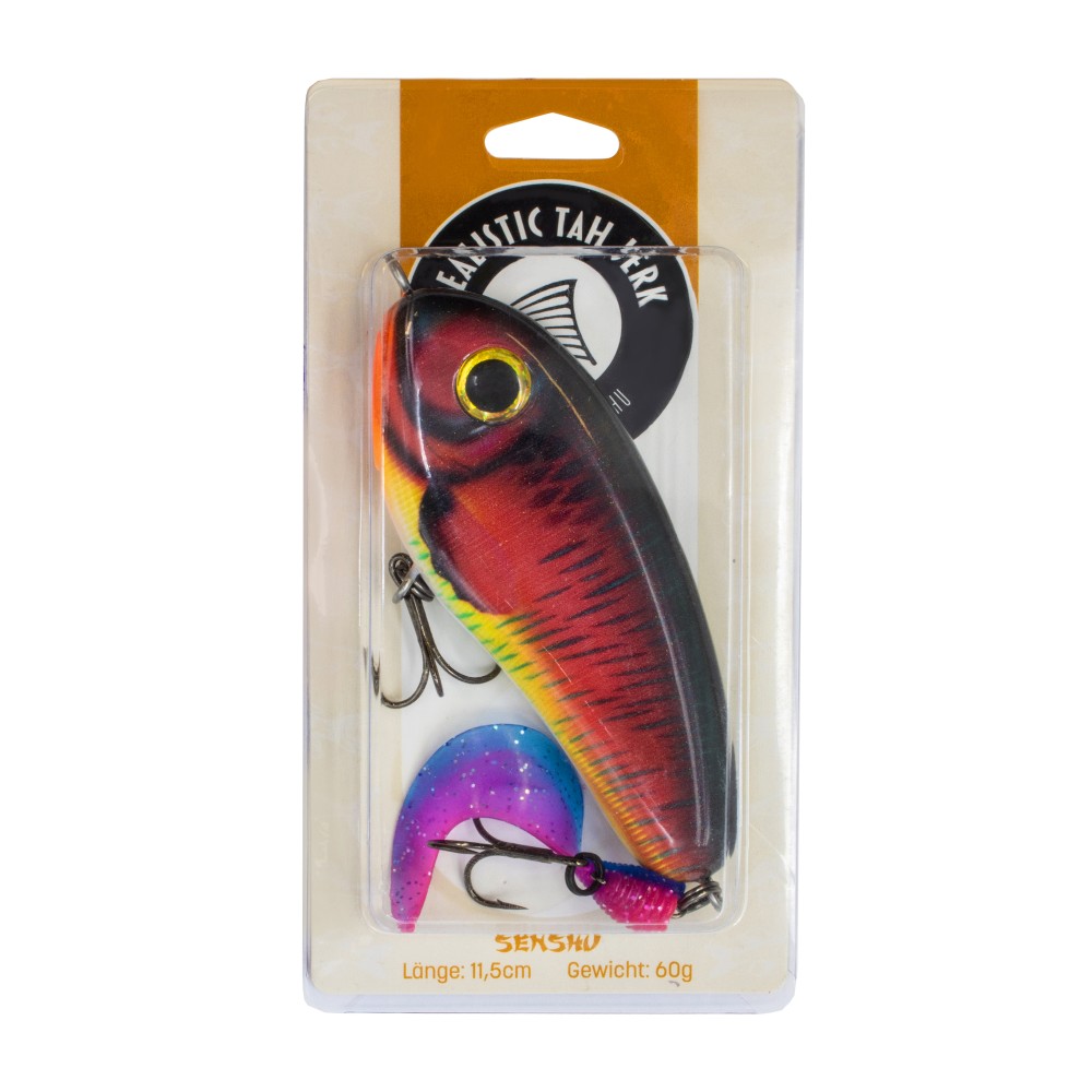 Senshu Realistic Tail Jerk - Jerkbait 11.5cm - Red Desert - 60g - 1 Stück