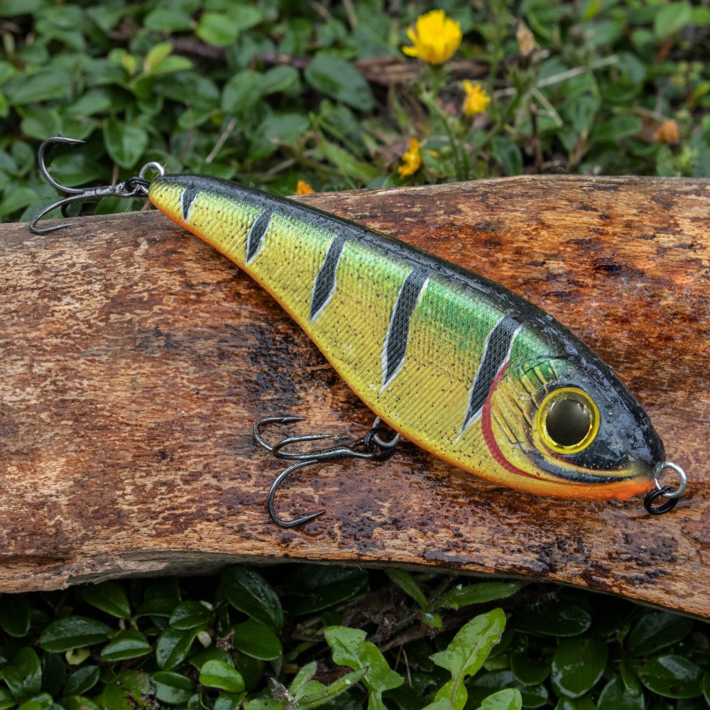 Senshu Butcher Jerk - Jerkbait 6.8cm - Fire Perch - 9g - 1 Stück