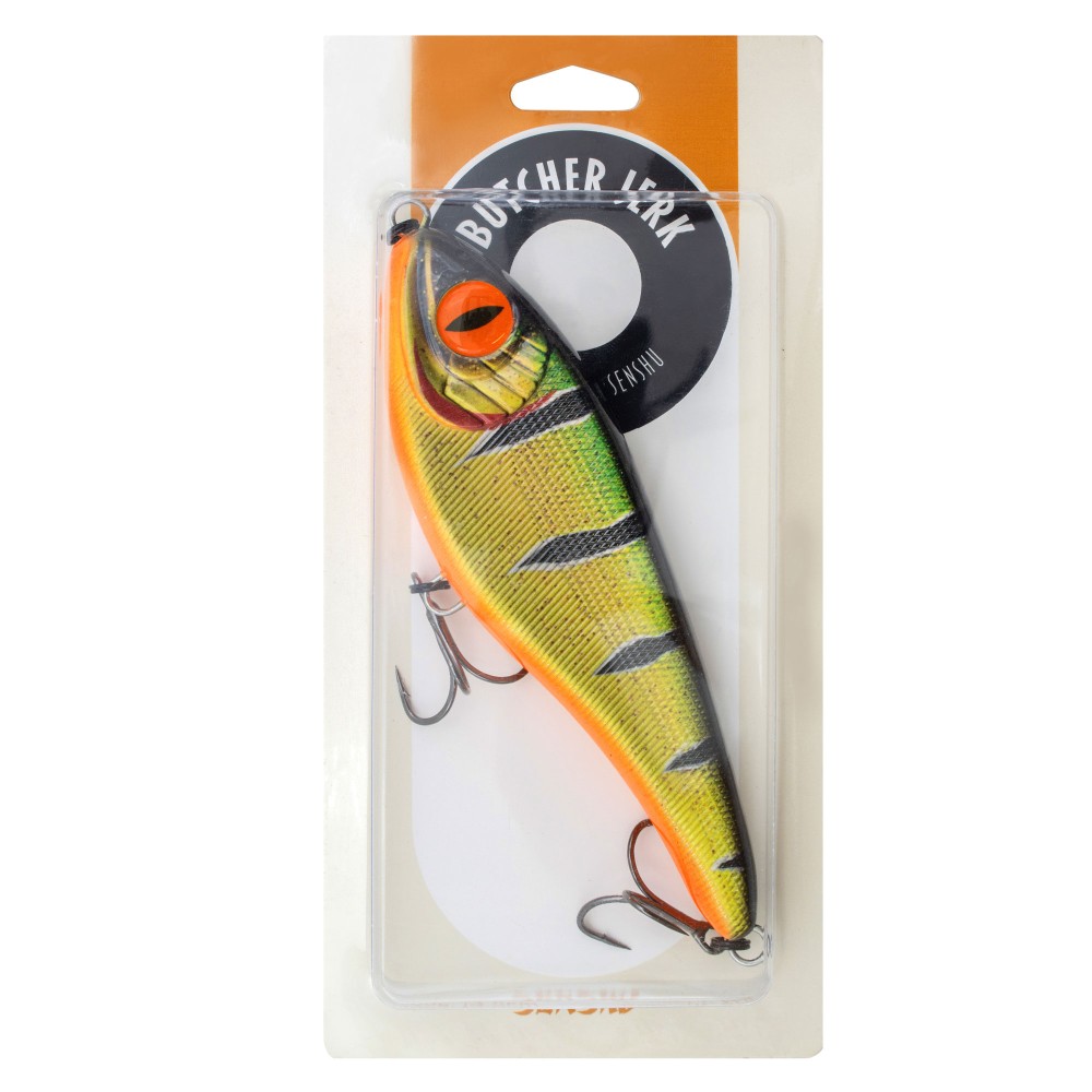 Senshu Butcher Jerk - Jerkbait 13.5cm - Fire Perch - 60g - 1 Stück